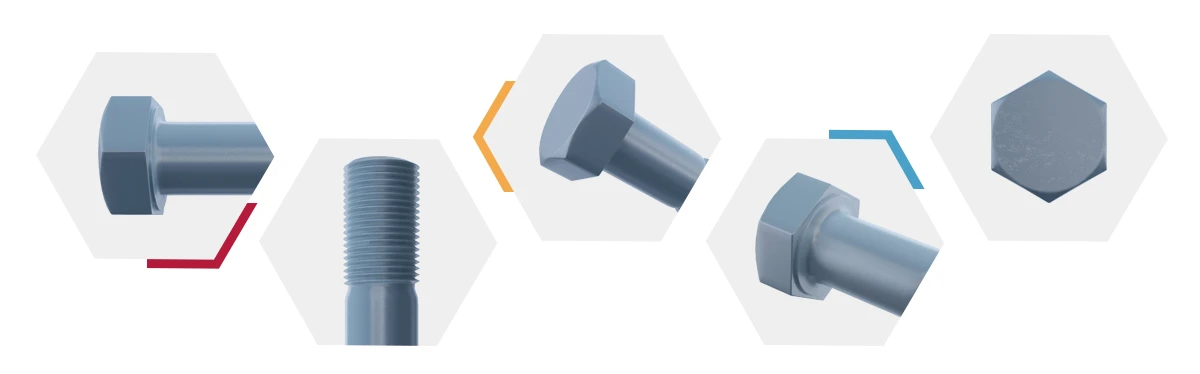 Carton Steel Hex Bolt details