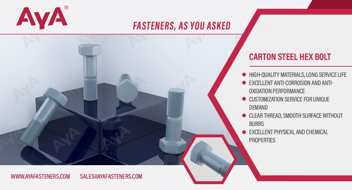 Carton Steel Hex Bolt advantage
